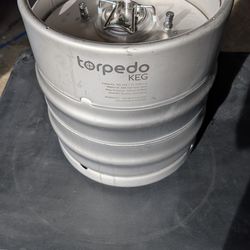 Homebrewing gear: 10 gallon TorpedoKeg Pressure Fermenter with floating dip tube.