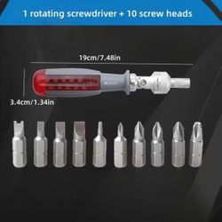 1pc Multi-angle Selection Screwdriver, Multi-functional Tool