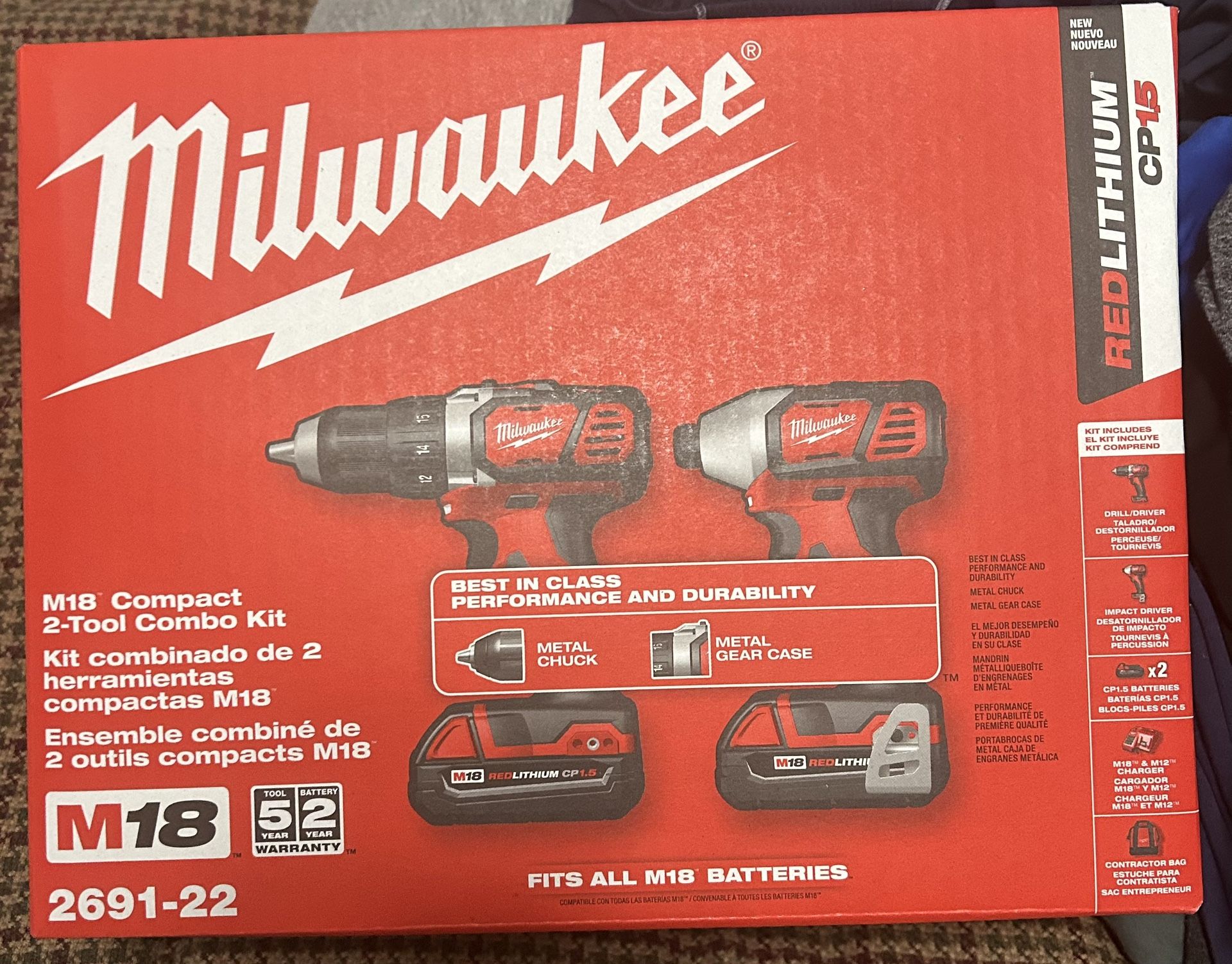 M18 18V Cordless Drill/Impact Drivers