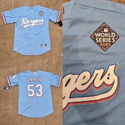 Adolis Garcia Texas Rangers World Series Jersey 