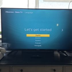 Hisense 43" Roku Smart TV - $210 OBO