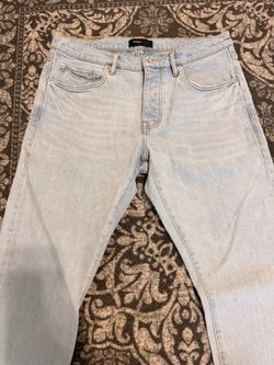 Light blue purple jeans