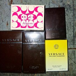 Various Colognes And Perfume