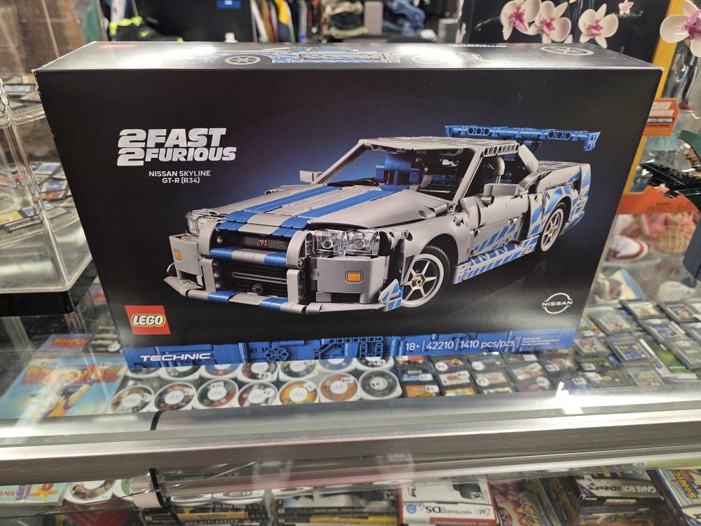 LEGO Technic 2 Fast 2 Furious Nissan Skyline GT-R R34 Car 42210 (5553) New