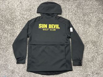 Men’s ADIDAS ‘Arizona State Golf Club’ Black Polyester Hoodie - Size Medium 