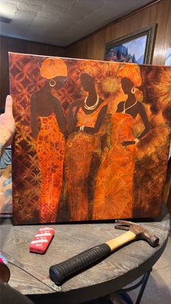 African Women Canvas Wall Art Painting