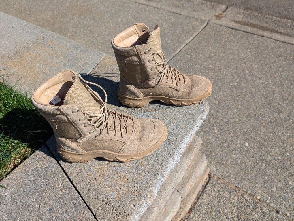 Boots, Desert, Military Style - Size 7 1/2