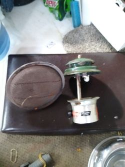 Coleman lantern and golf cart heater