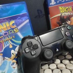 PS4 SONY HDMI 2 GAMES 1 CONTROL 