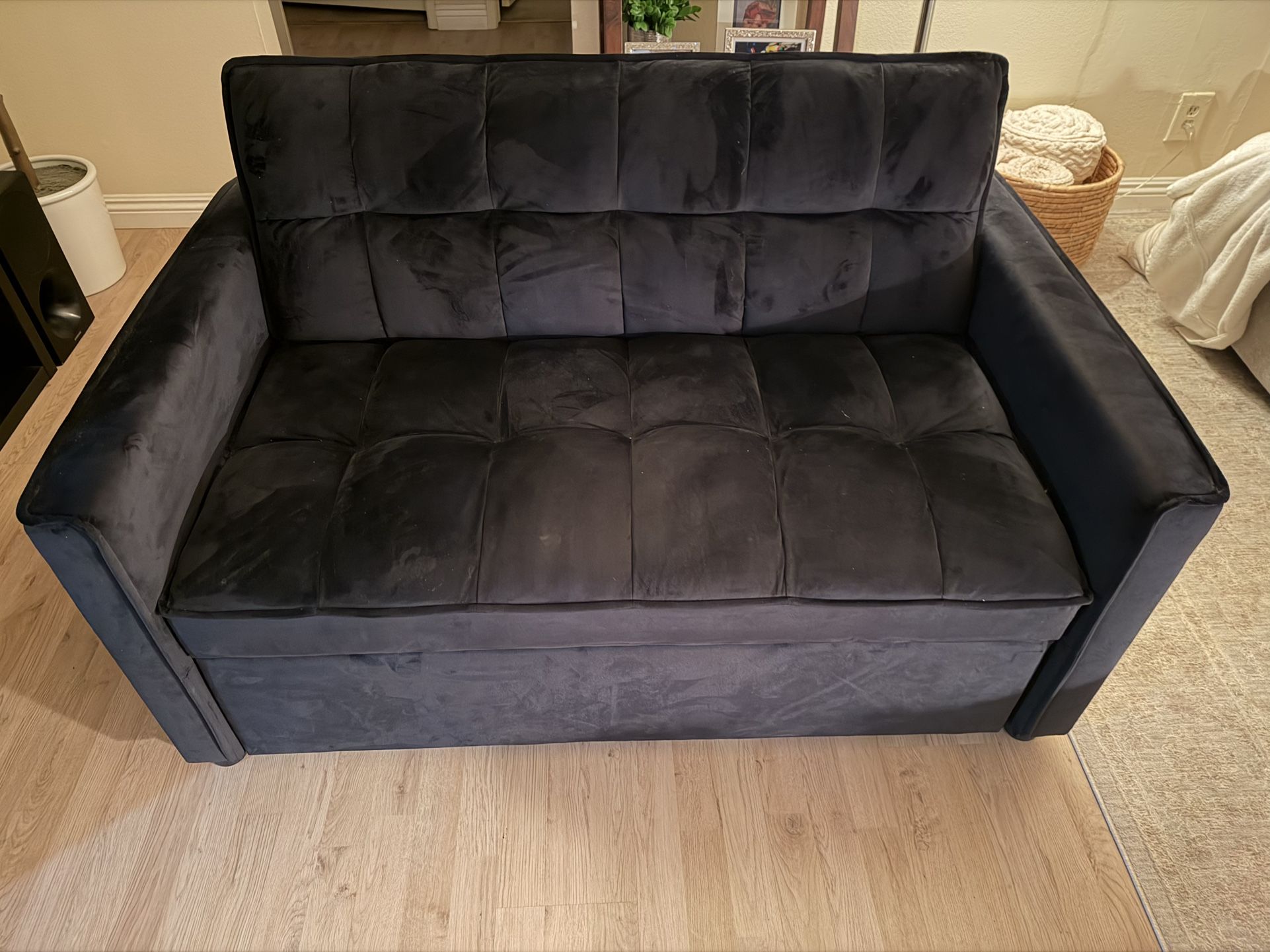 Perfect Condition Rarely Used Black Couch