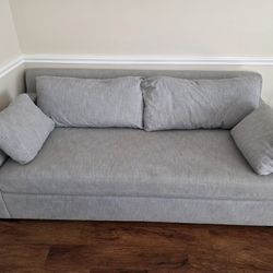 Gray Restoration Hardware couch