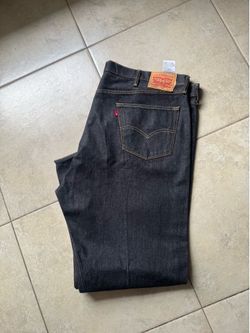 Levi's Men's Dark Indigo 501 straight leg Denium men pants / jeans
