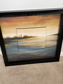 Z Gallerie Art Work With Frame