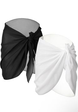 Black & white coverups #beachwear #coverup