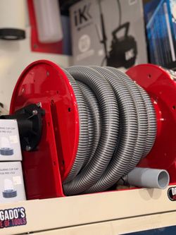 30 foot vacuum CoxReel Hose Reel (Red)