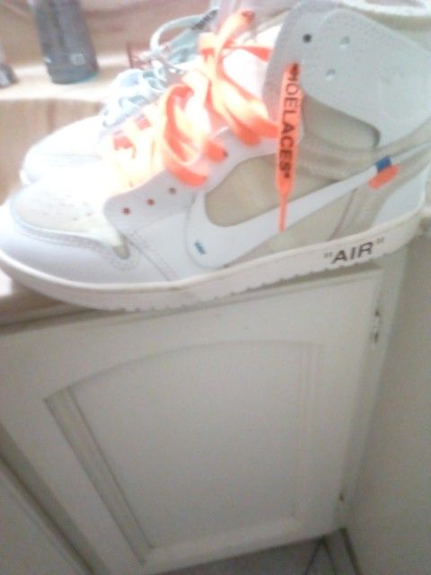 Jordan 1s Off White I'm Asking For 50 Size 9 