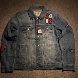 True Religion Jesse Patch Trucker Jacket