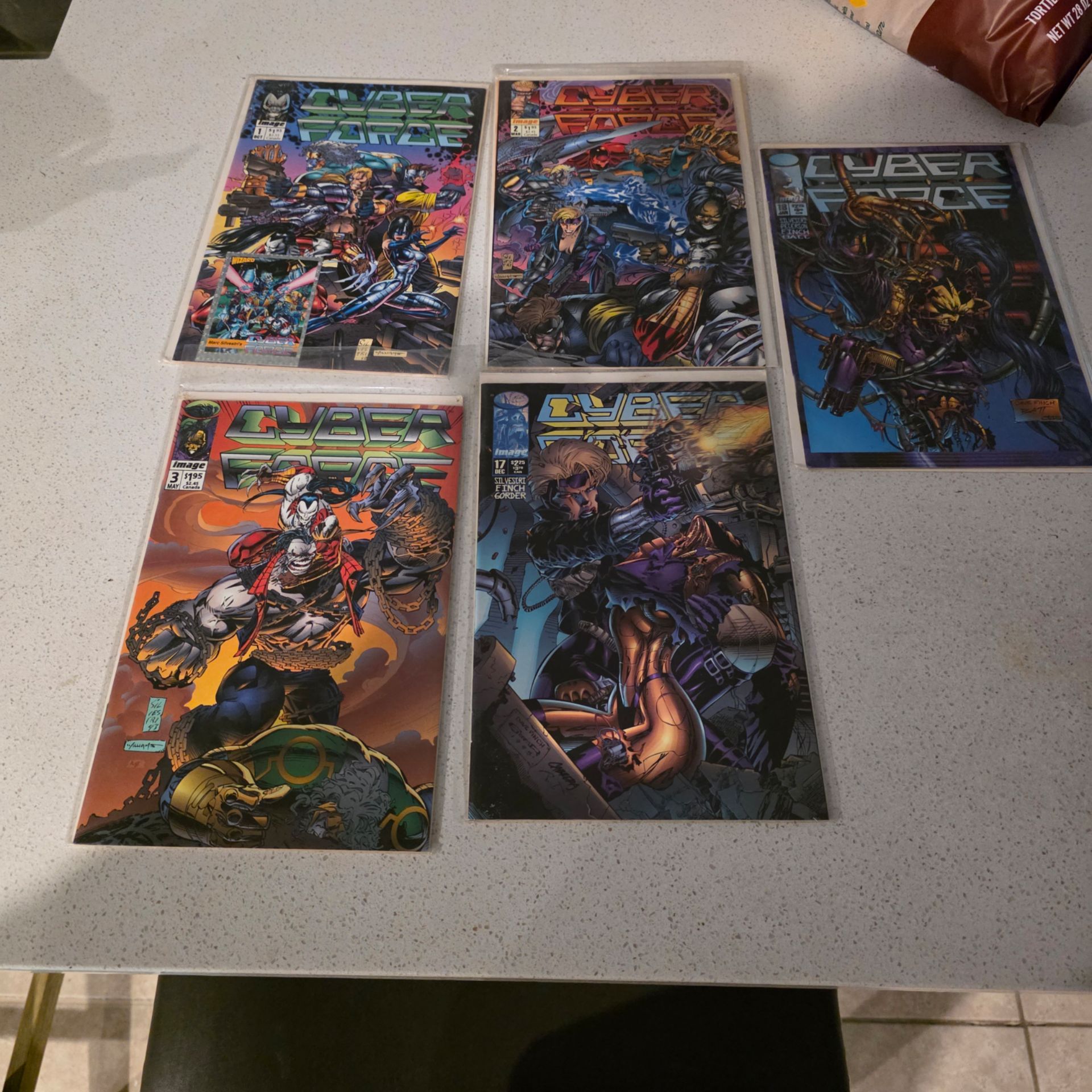 Cyber Force comics