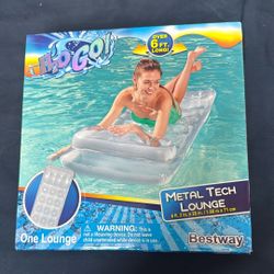 6ft Metal Tech Pool Lounge Float 