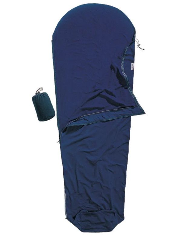 Cocoon Micro-Fleece Mummy Sleeping Bag Liner Zipper Right