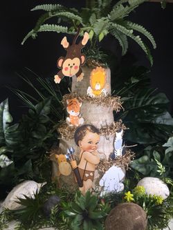 Safari/Jungle Diaper Cake