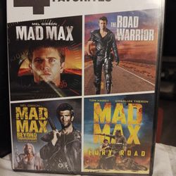 MAD MAX 1- 4 DVD MOVIED  BRAND NEW