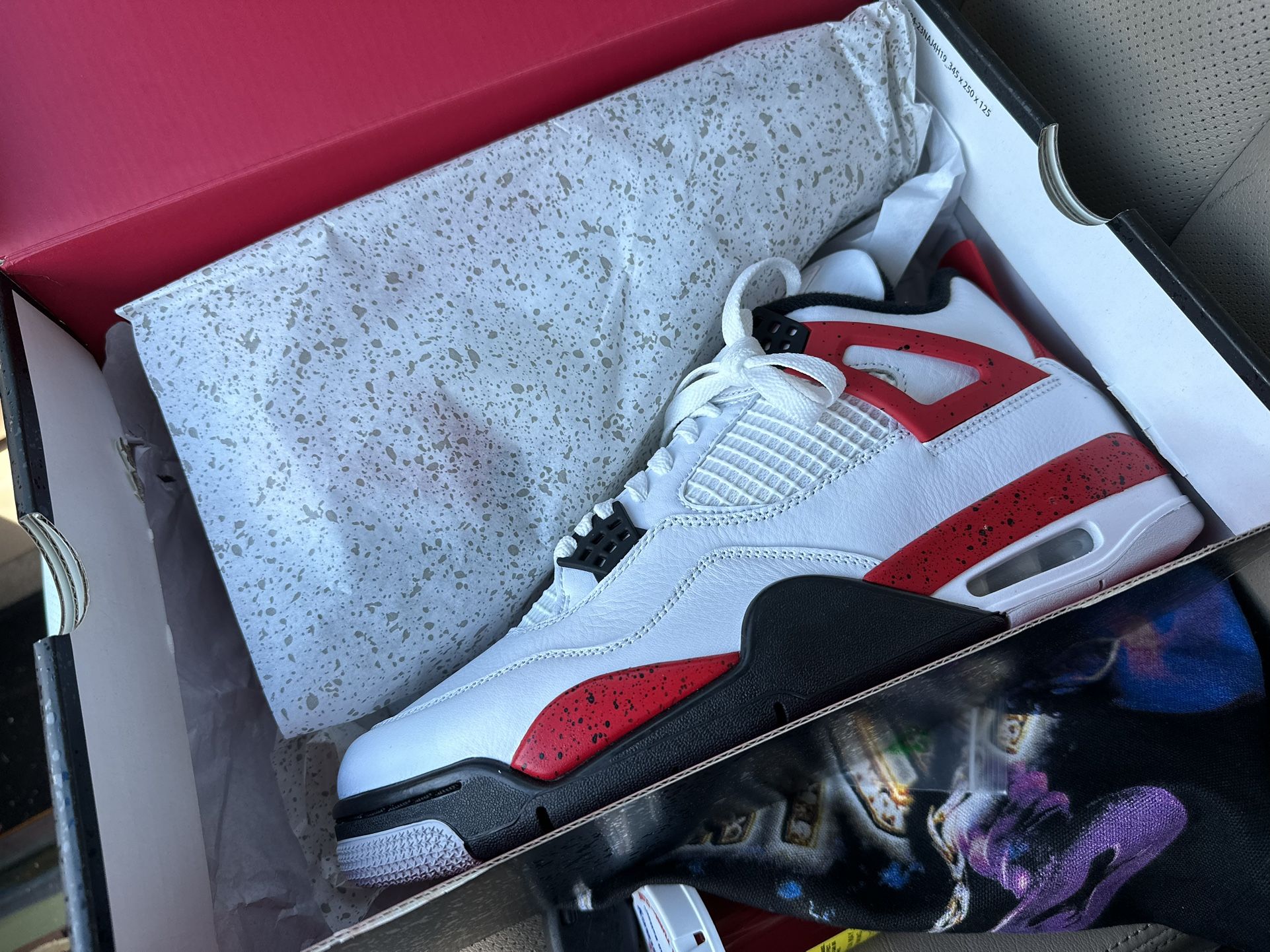 Jordan 4 Red Cement / Sz 10.5 & 11 / New!!!