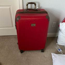 LARGE BASS SUITCASE red