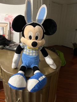 Mickey Mouse with bunny ears