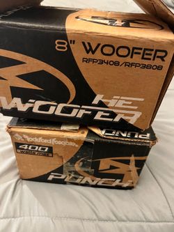Fosgate 8’ woofers