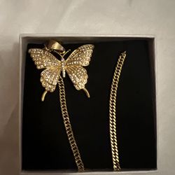 Butterfly Fashion Necklace 