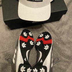 New golf shoes and cap