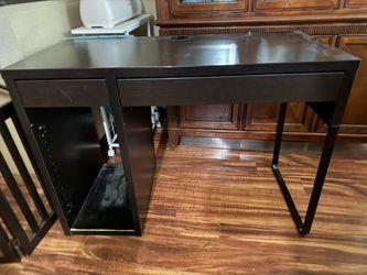 Black IKEA Desk