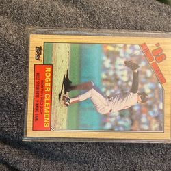 1987 Roger Clemens Topps Record Breaker