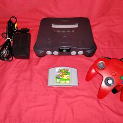 Nintendo 64 with Super Mario 64 