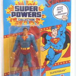 In Hand, Brand New, Never Opened, Factory Sealed 2014 - Mattel - Matty Collector - DC Super Powers - Superman - Universe Classics 30th Anniversary Col