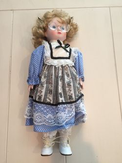 Lady victoria porcelain best sale doll