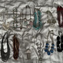 13 Necklaces For $50
