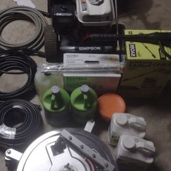 Power Washer + Gear For Small Scale Wash Business