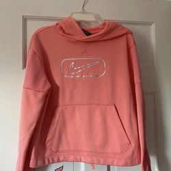 Nike girls sweatshirt size large with hoodie