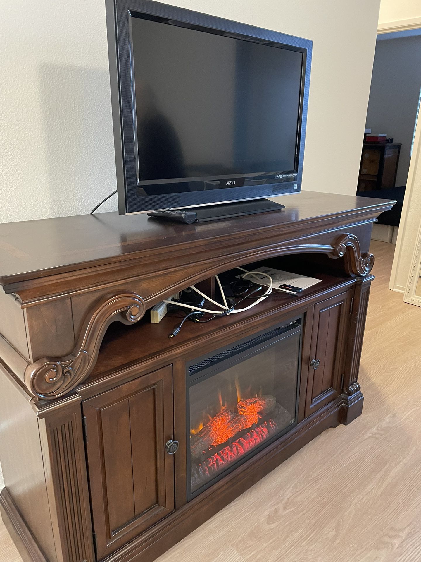 Fireplace tv Stand 