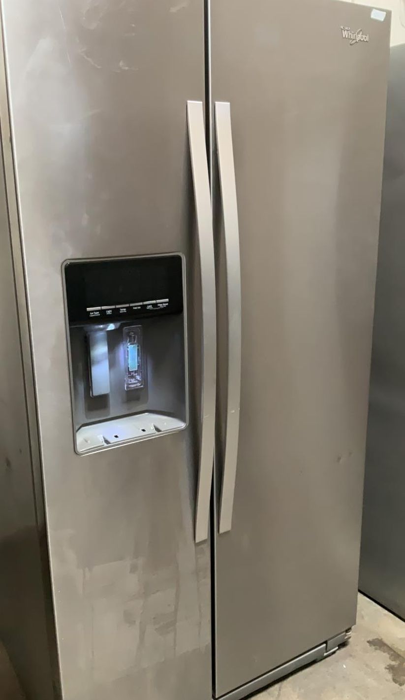 Whirlpool Side By Side Stainless Steel Counter Depth Refrigerator