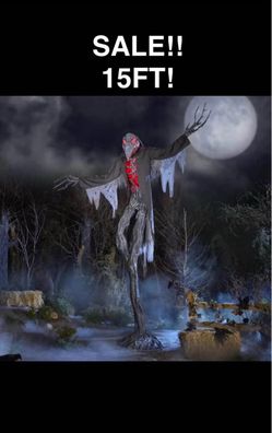 SALE!! Halloween Home Accents Holiday 15 ft. Giant-Sized Animated LED Gally-Crow. New! $225 Location: Arlington 76016