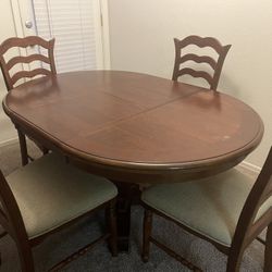 Solid Wood Dining Room Table