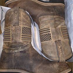 New Laforst Square Toe Compsite Work Boot Size 11 EE