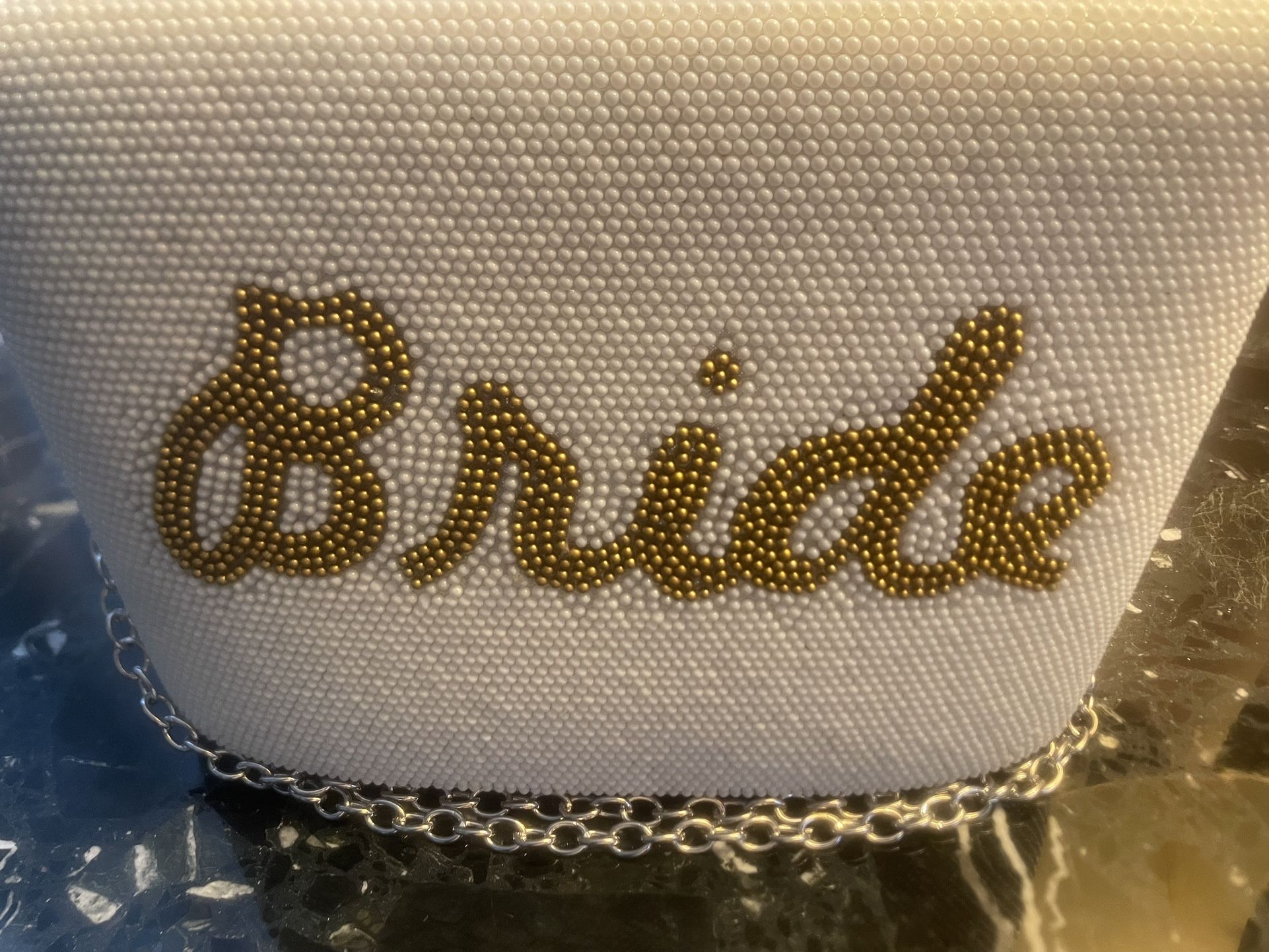 New Alessia White Bridal Purse