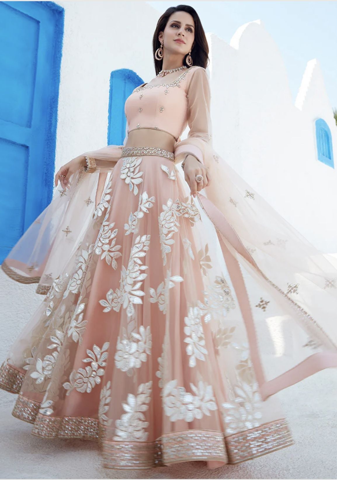 Sari/Lengha dress