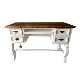 ESC01- Santa Rita White Rustic Desk