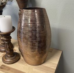 Bronze/Copper Metal Vase