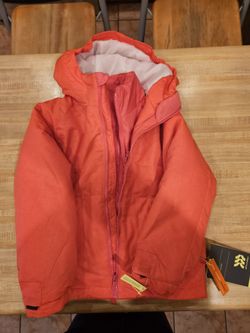 All in Motion Kids' Orange Puffer Jacket XS
